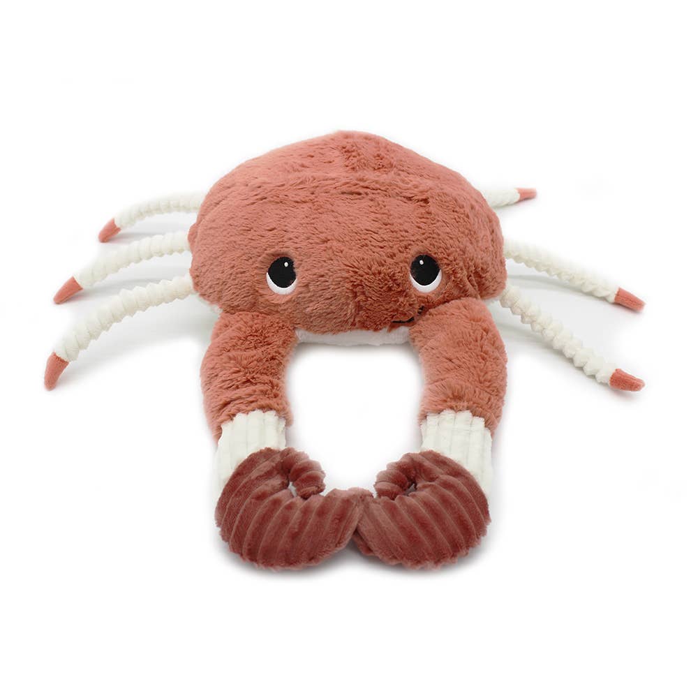 Peluche Ptipotos Maman et Bébé Crabe - Terracotta