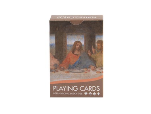 Jeu de 56 cartes à jouer Bridge avec La Cène de Léonard de Vinci