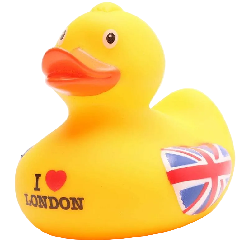 Me encanta el pato de baño de Londres