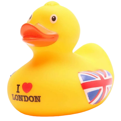 Me encanta el pato de baño de Londres