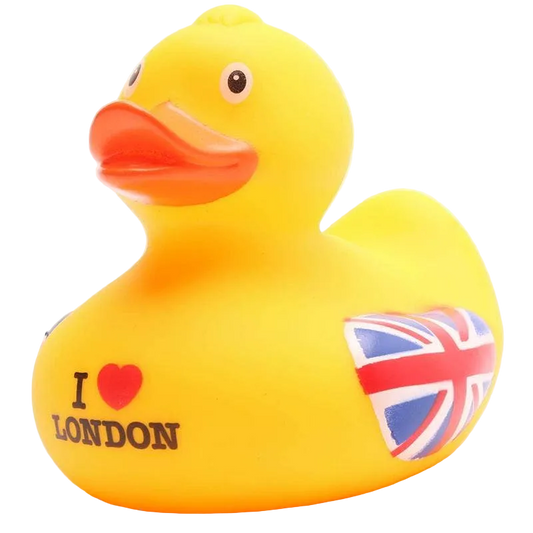 Me encanta el pato de baño de Londres