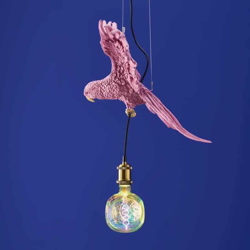 Lámpara de techo Pink Parrot
