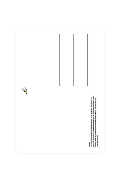 Postal con decoración