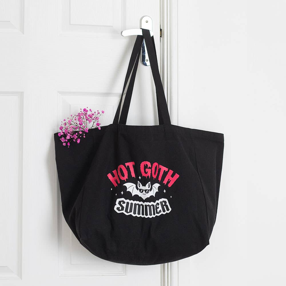 Cabas de plage “Hot Goth Summer”