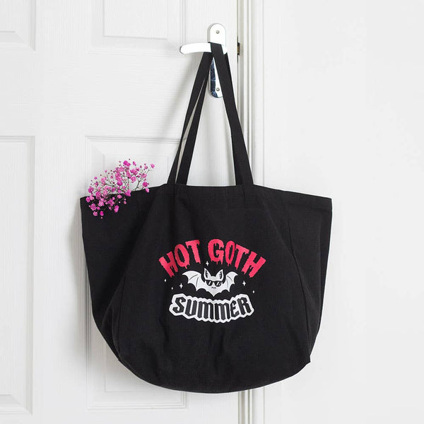 Cabas de plage “Hot Goth Summer”