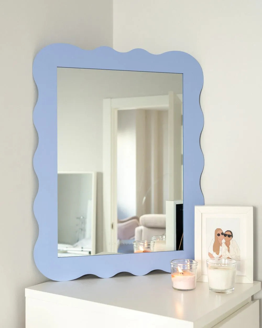 Espejo de Pared Ondas - Wavy Mirror STORMI