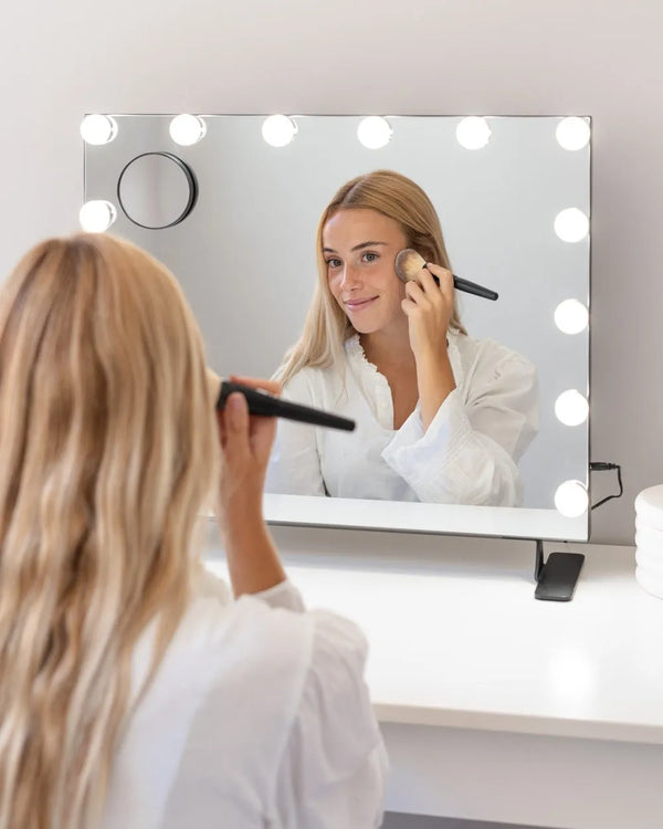Espejo maquillaje con luz LED - SERENA