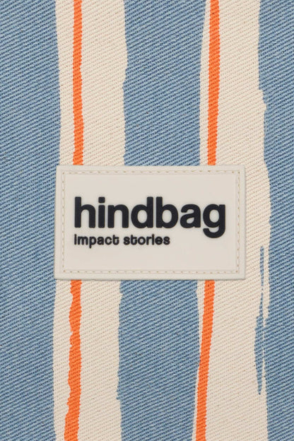 Sac banane Olivia Rayures orange et bleu