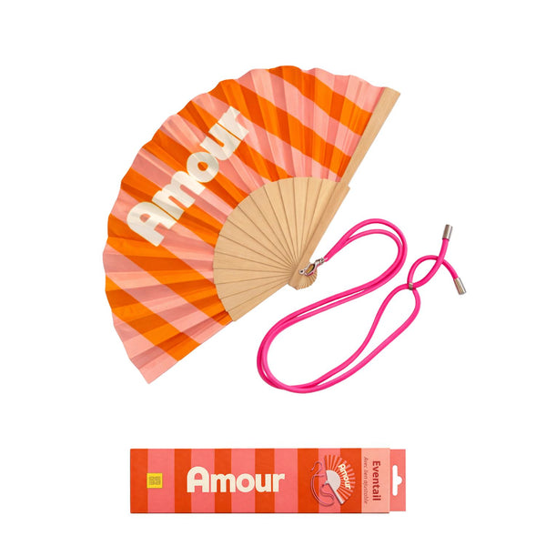 Eventail avec bandoulière – Amour
