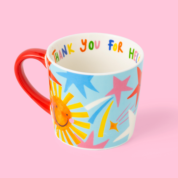 Merci de m'avoir aidé à briller Tasse