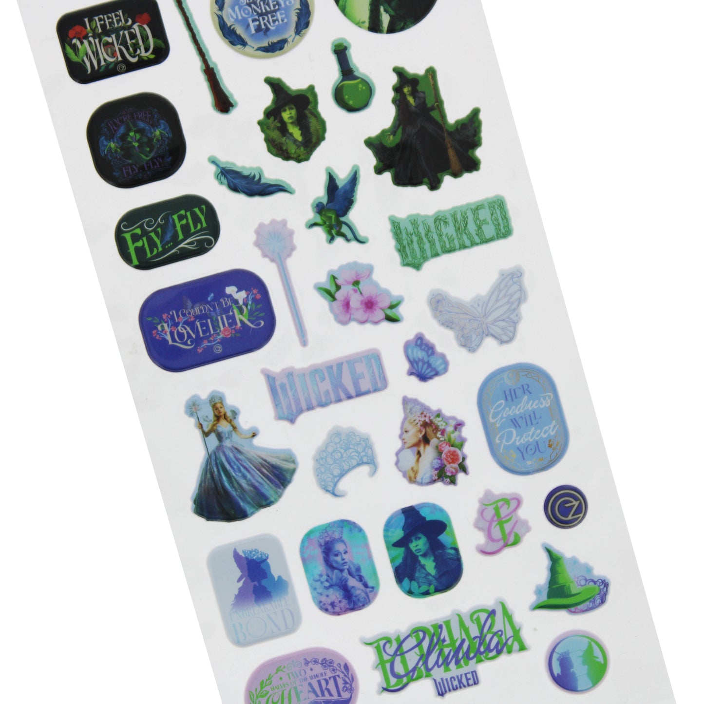 Autocollants – en relief Wicked For Good | Blueprint Collections – vue 3
