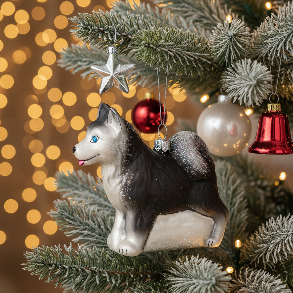 Husky Christmas Ball