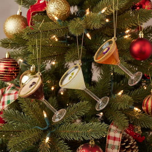 Martini Christmas Balls