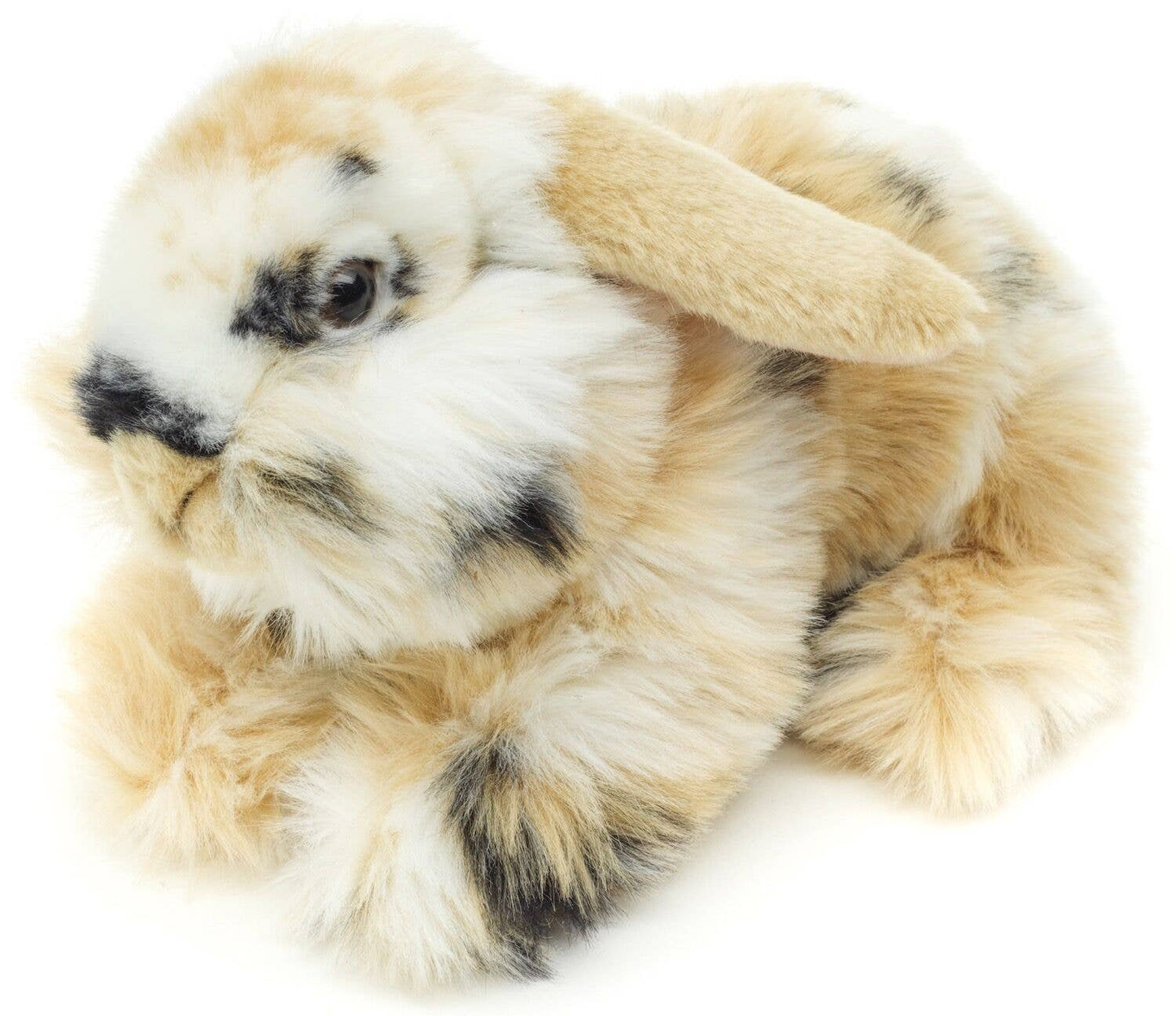 Lapin tête de lion, couché (s/b/w) - 23 cm - douillet/en peluche Uni Toys