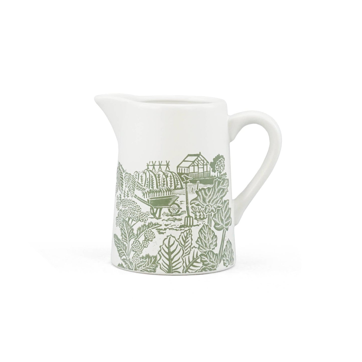 Pichet céramique Woodland - Acorns & Thistles vert