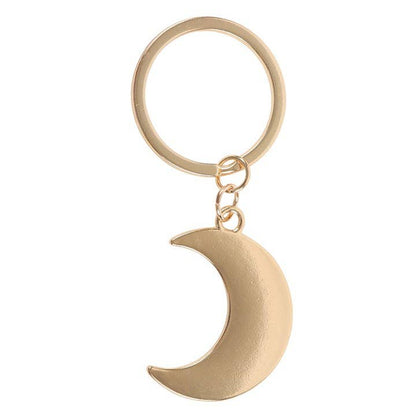 Crescent Moon Keychain - Blue Moon Phase