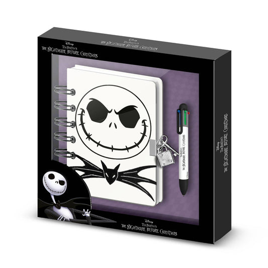 The Nightmare Before Christmas - A5-notitieboekje + 6-kleurenpen