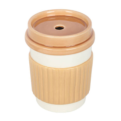 Brûleur d'huile en forme de tasse à café