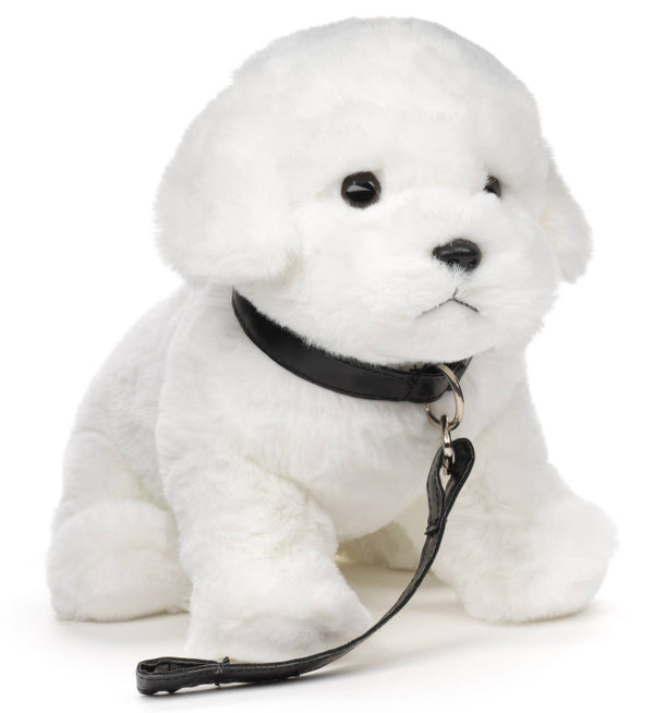 Peluche Chien maltais (avec laisse) Uni Toys