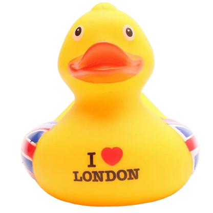 Me encanta el pato de baño de Londres
