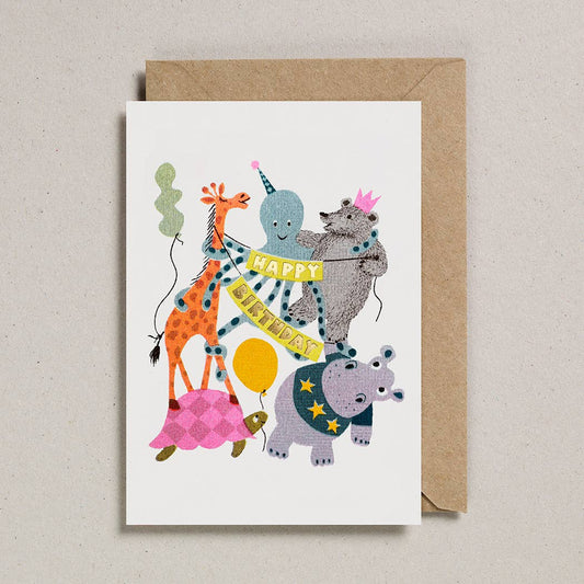Birthday Card - Animals