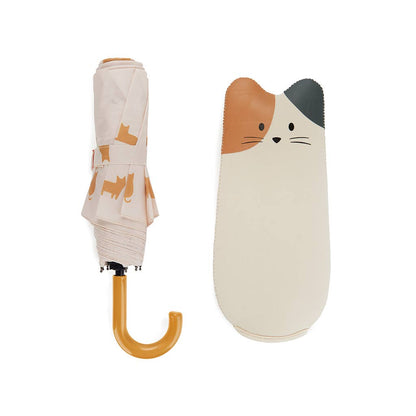 Guarda-chuva Meowmbrella Calico com capa, em neoprene.