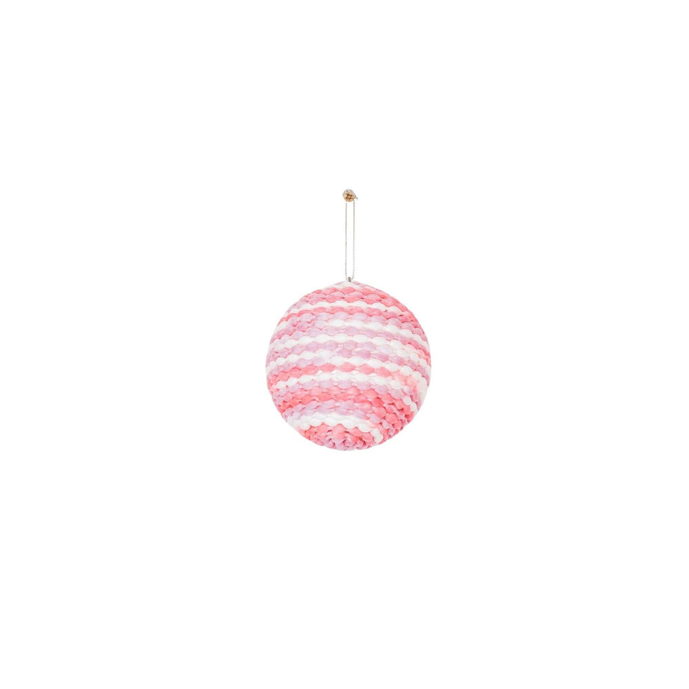Cintres de Noël, Boules de Noël, Mousse, Rose Fluo, S3, 8 cm