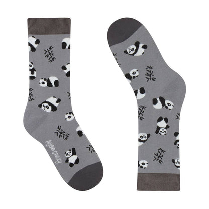 Durable and fun cotton socks for boys. Panda