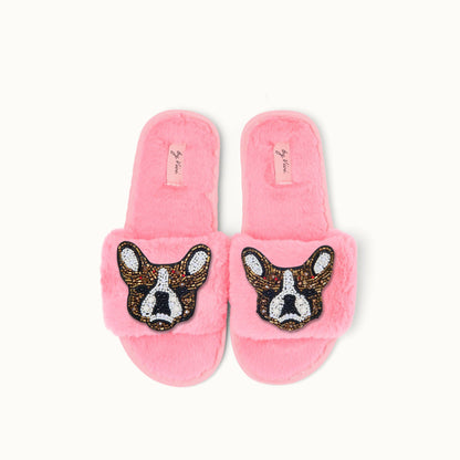 Paire de broches pour Chaussons - Bouledogue français