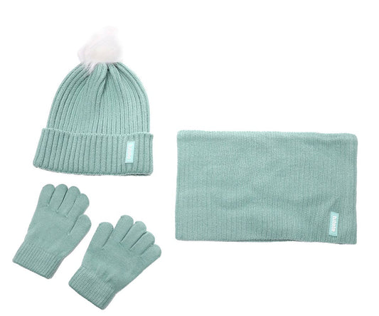 Set de invierno verde menta - Los tres cerditos