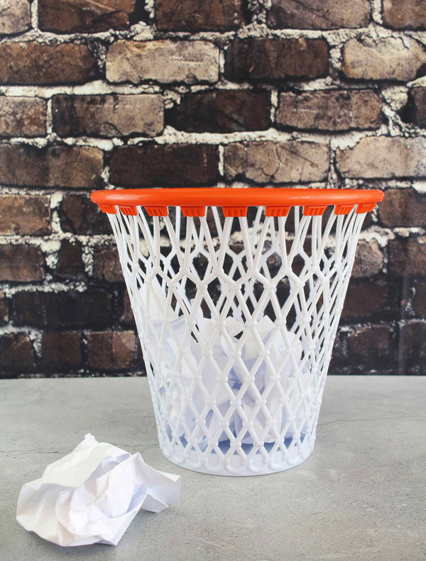 Cestino della spazzatura, canestro da basket