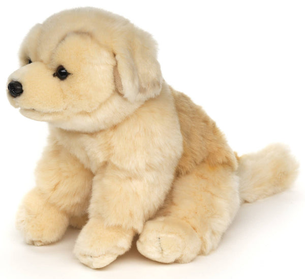 Peluche Chiot Golden Retriever, assis Uni Toys