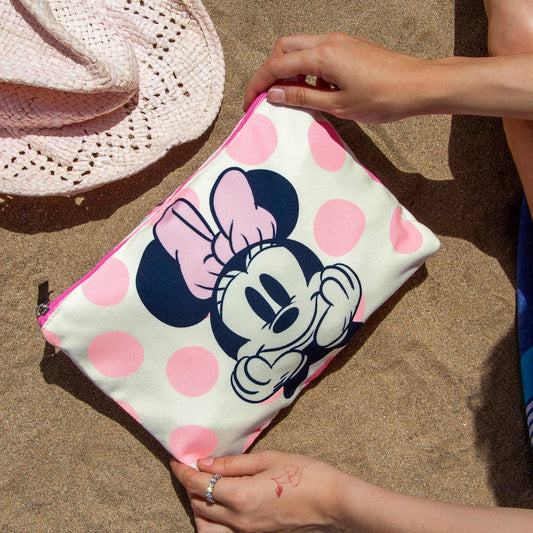 Borsa da toilette Disney Minnie Mouse Dots-Sun, rosa
