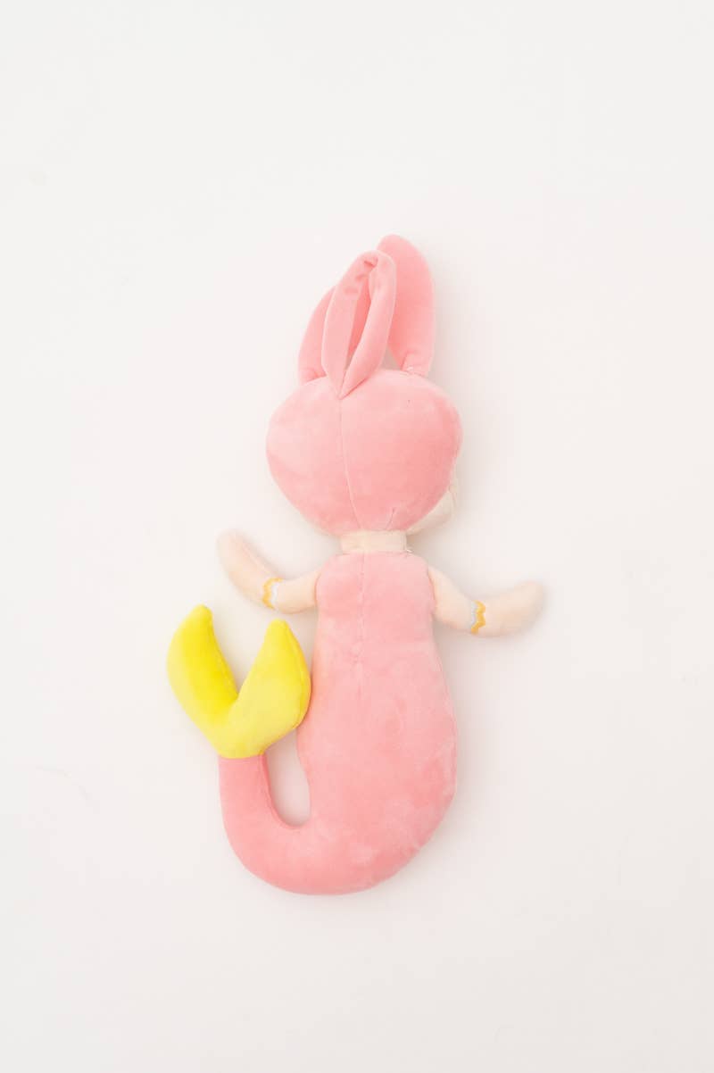 Muñeca sirena de tela Lana – Rosa