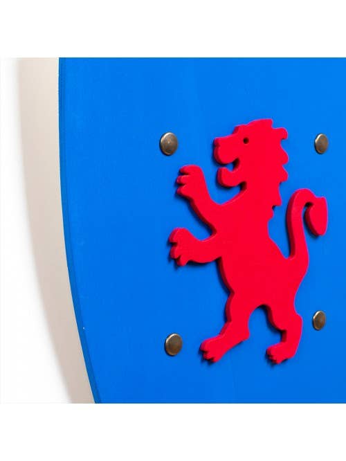 Bouclier Kamelot Bleu avec Lion L