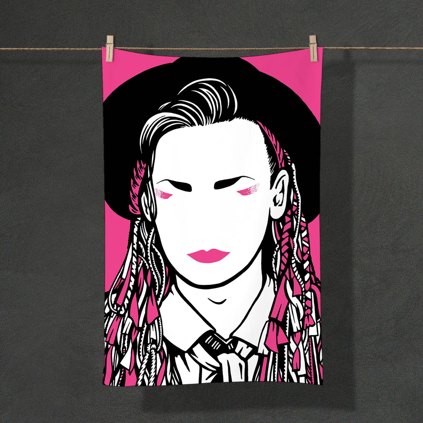 Culture Club “Boy George” Tea Towel