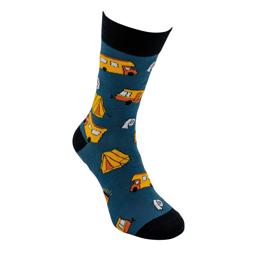 Camping Pattern Socks