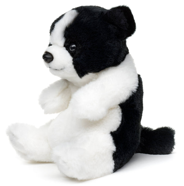 Peluche Border Collier assis kawaii Uni Toys