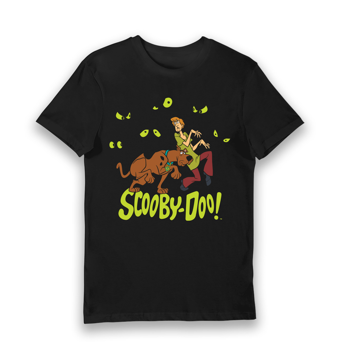 T-shirt adulte Scooby-Doo Scooby et Shaggy effrayés