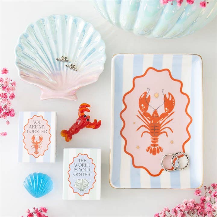 Iridescent Seashell Trinket Dish