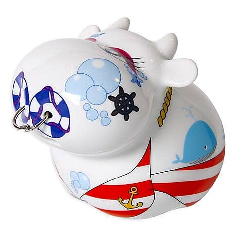 Tirelire Miss Bikini Cow en porcelaine