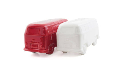 Salt &amp; Pepper VW T1 Bus Red &amp; White