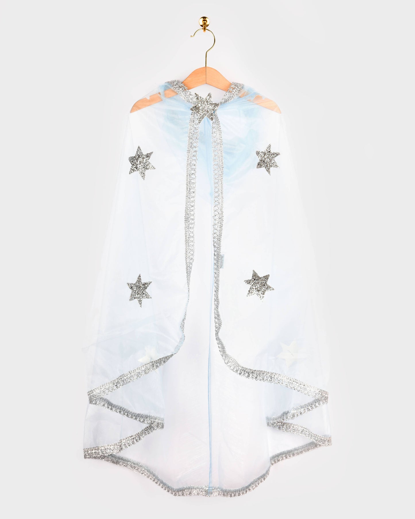 Organza bleu Cape Princess 98-128 cl 3-8 ans