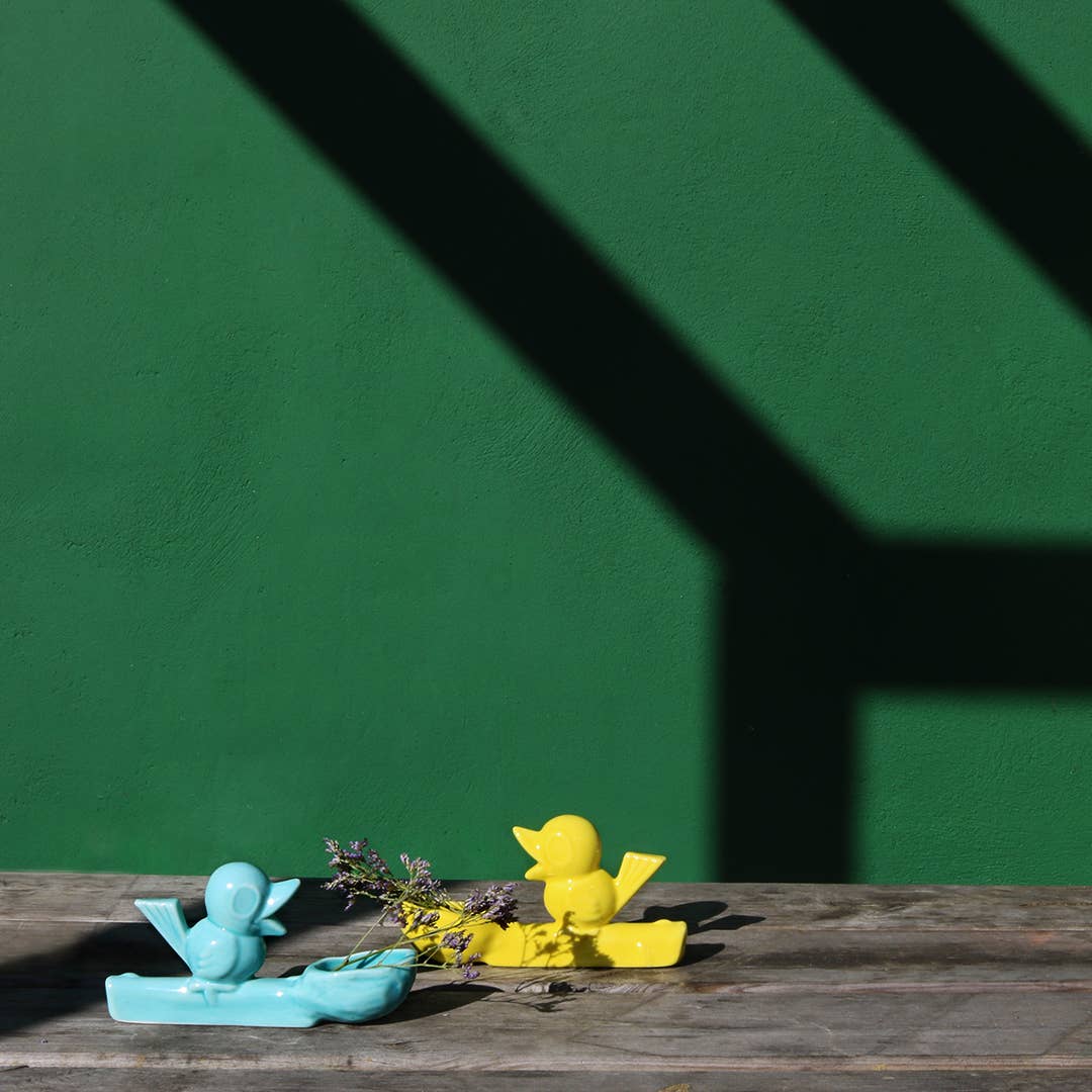 Voleur de fleurs Bleu – Jasmin Djerzic – Bleu – vue 20