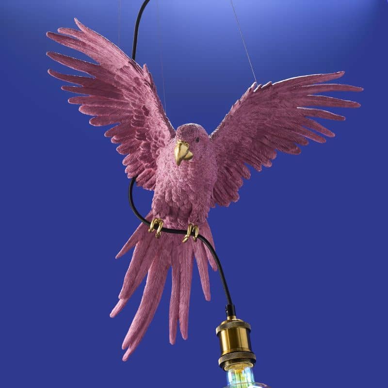 Lámpara de techo Pink Parrot