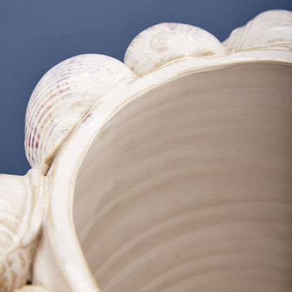 Vase Coquillages, Grès Naturel M