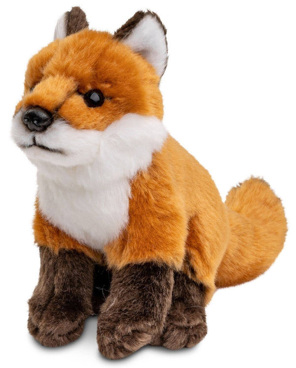 Peluche Renard roux, assis Uni Toys
