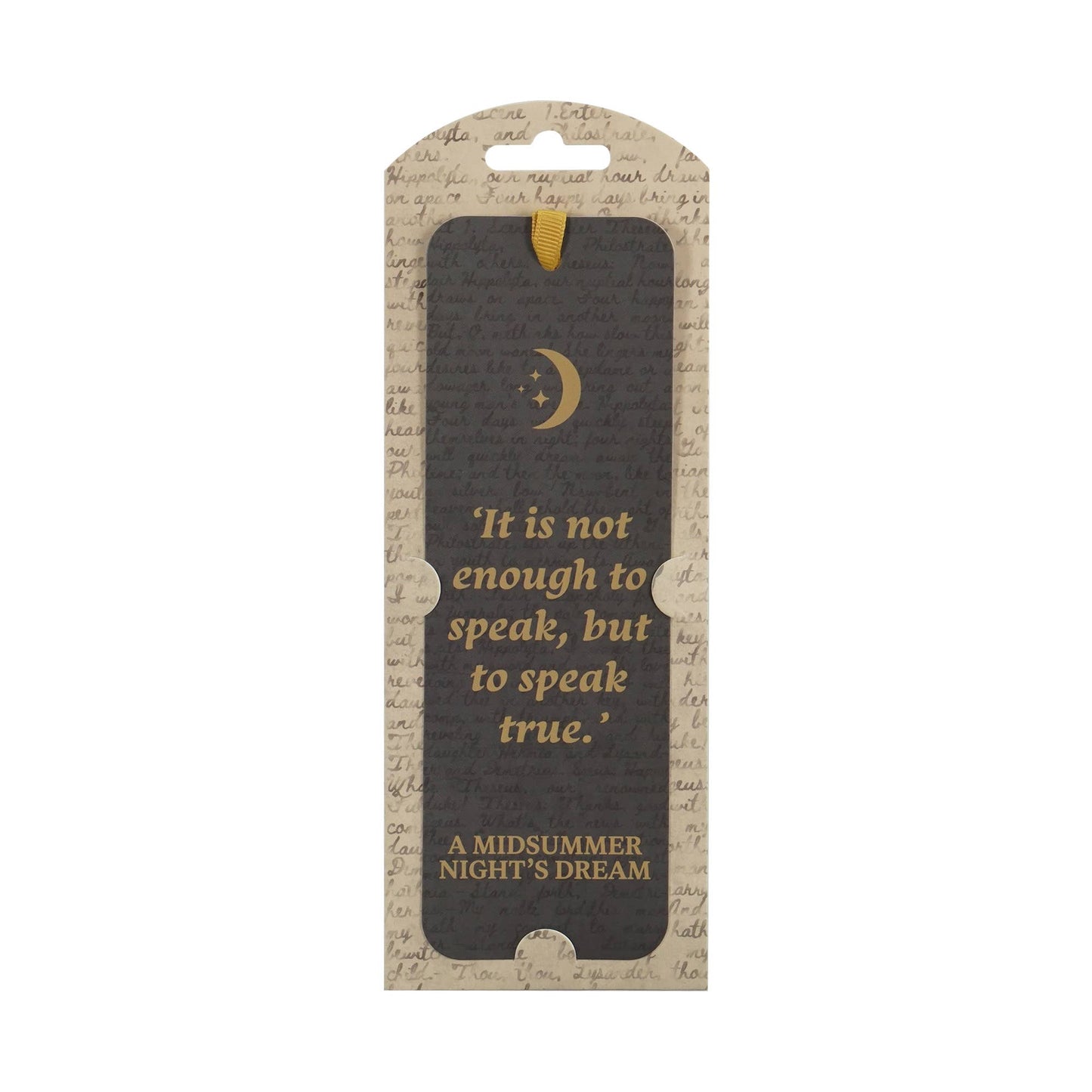 Marque-page papier Shakespeare - Le Songe d'une nuit d'été
