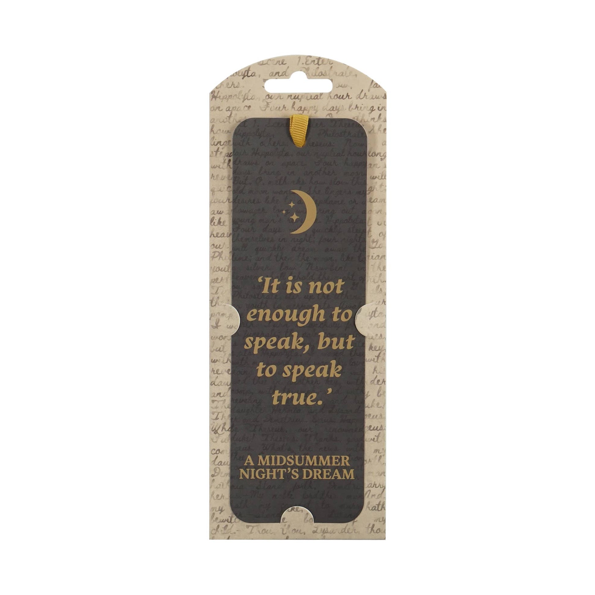 Marque-page papier Shakespeare - Le Songe d'une nuit d'été