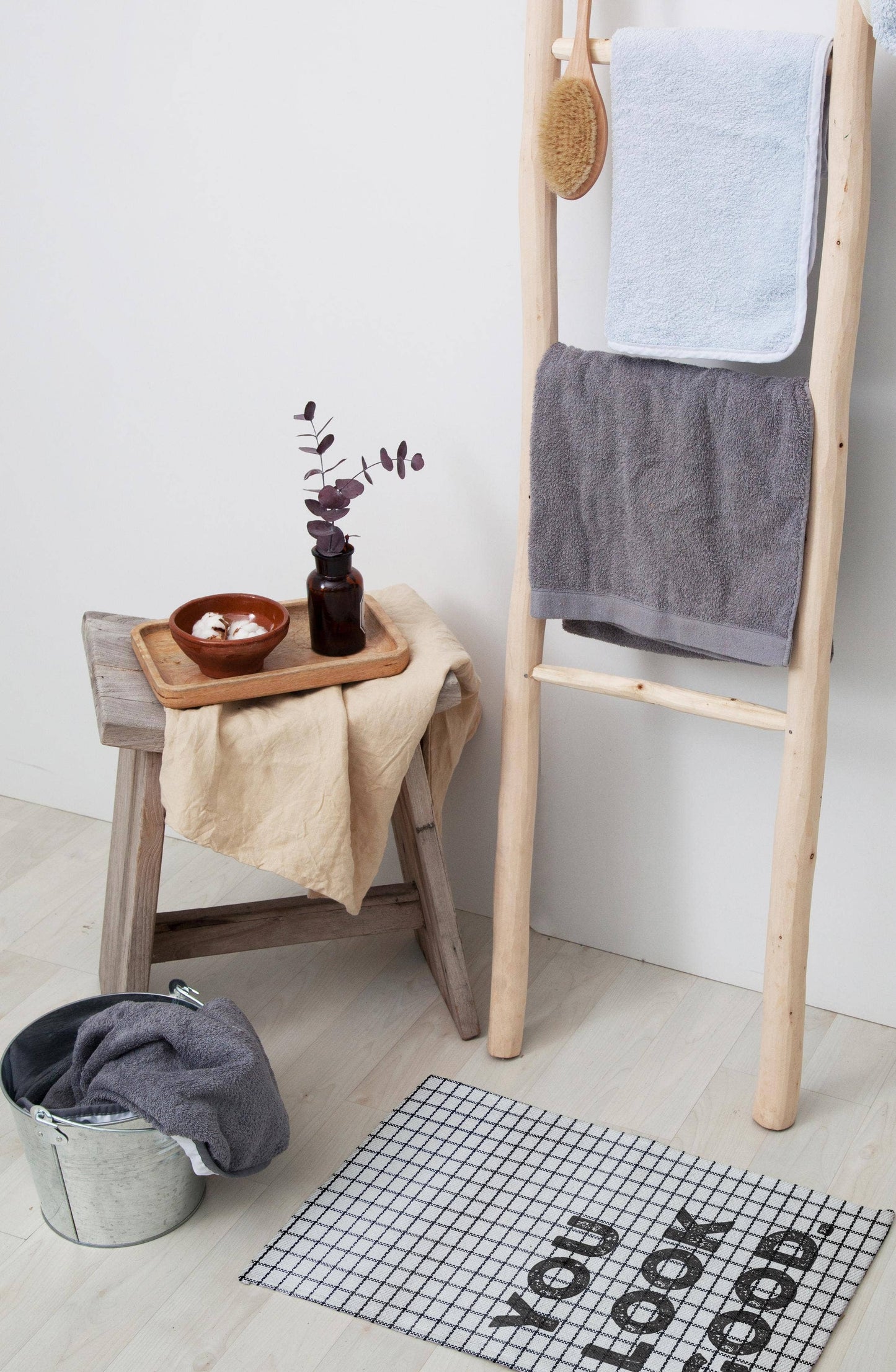 Tappetino da bagno antiscivolo "Stai bene."